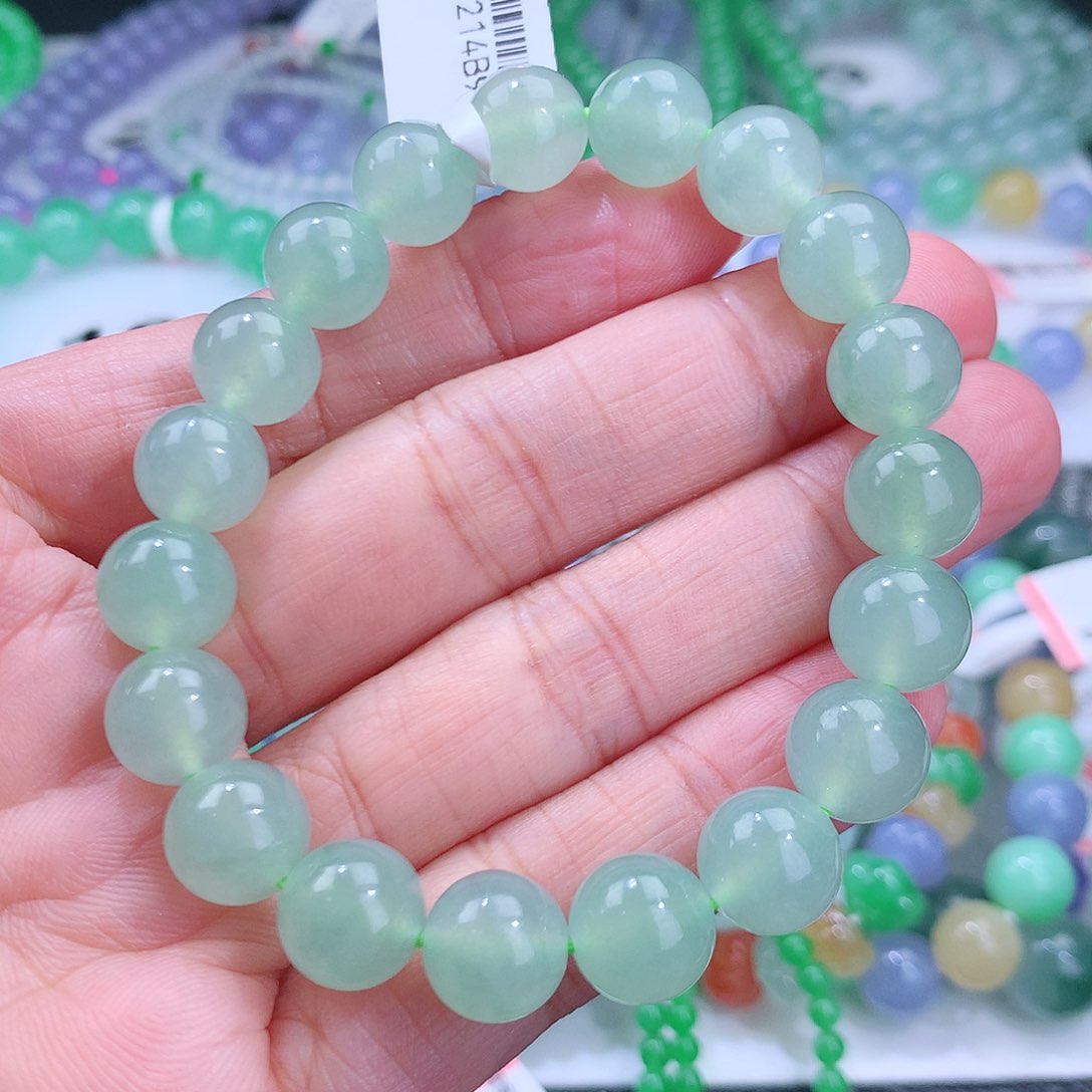 翡翠手串未镶嵌卡10mm