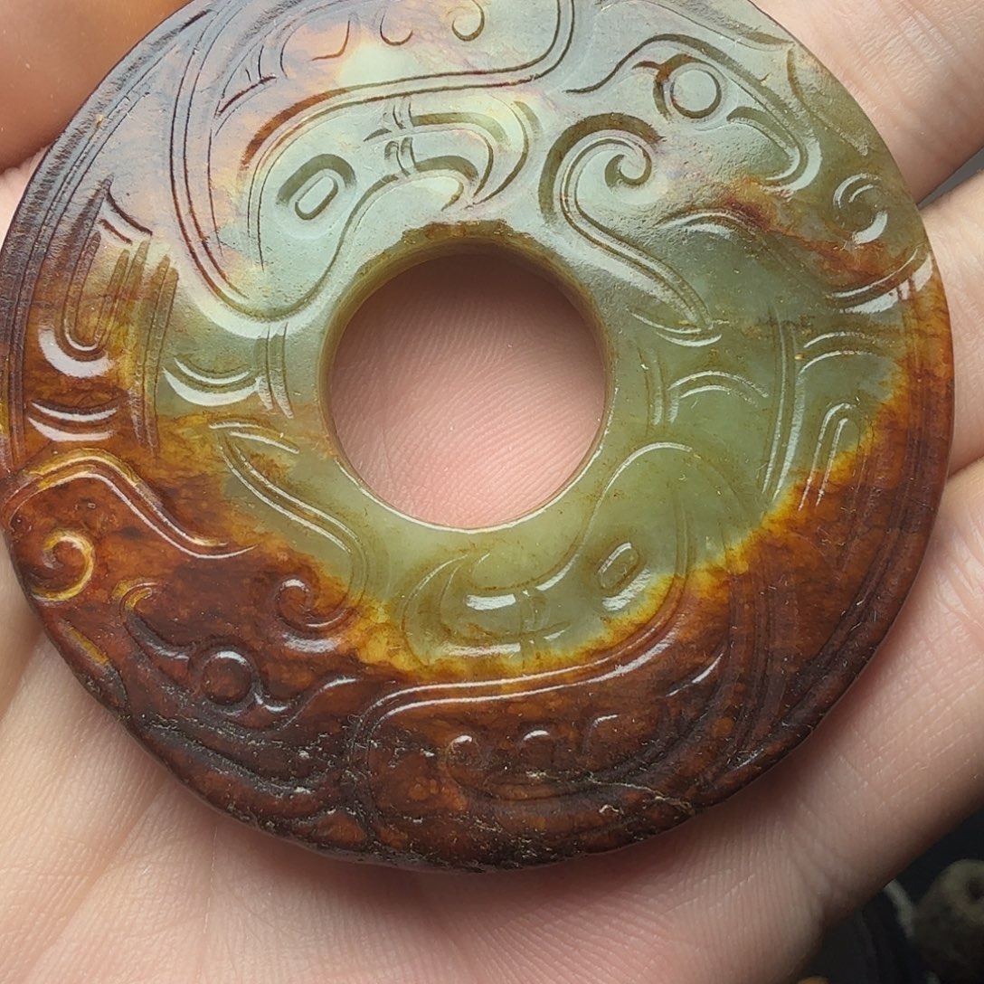 丰***%和田玉（糖玉）未镶嵌吊坠(不含链)