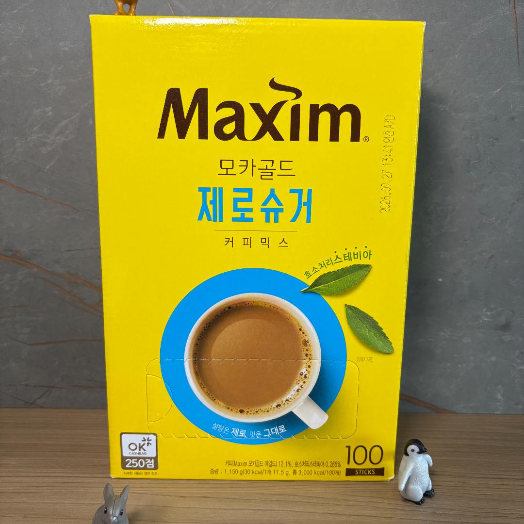 麦馨0糖【批发实体十余年保真】韩国麦馨无糖无蔗糖甜口摩卡咖啡棒！