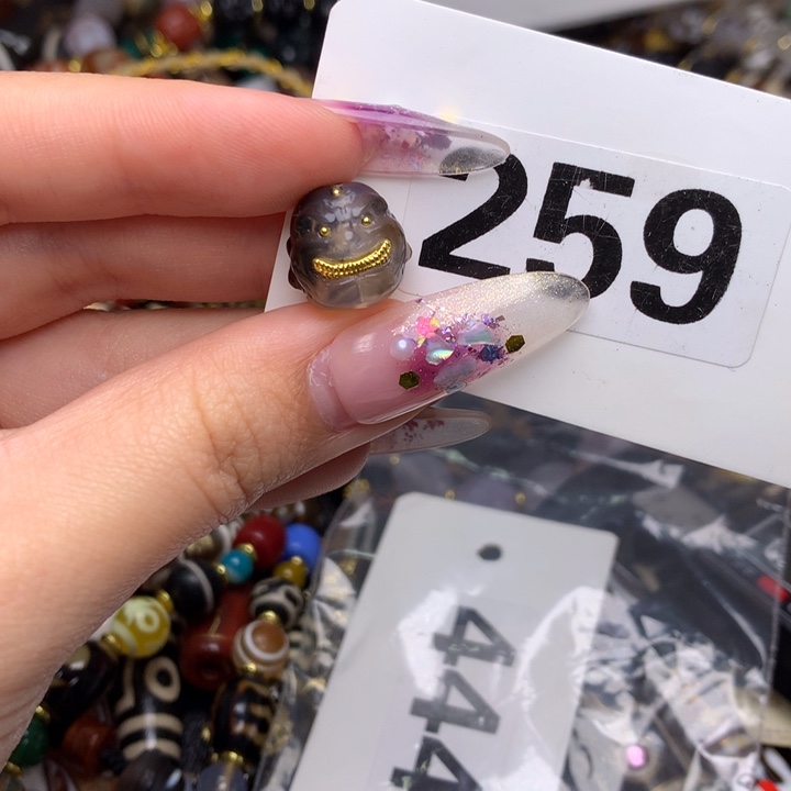 玛瑙/玉髓未镶嵌发一条