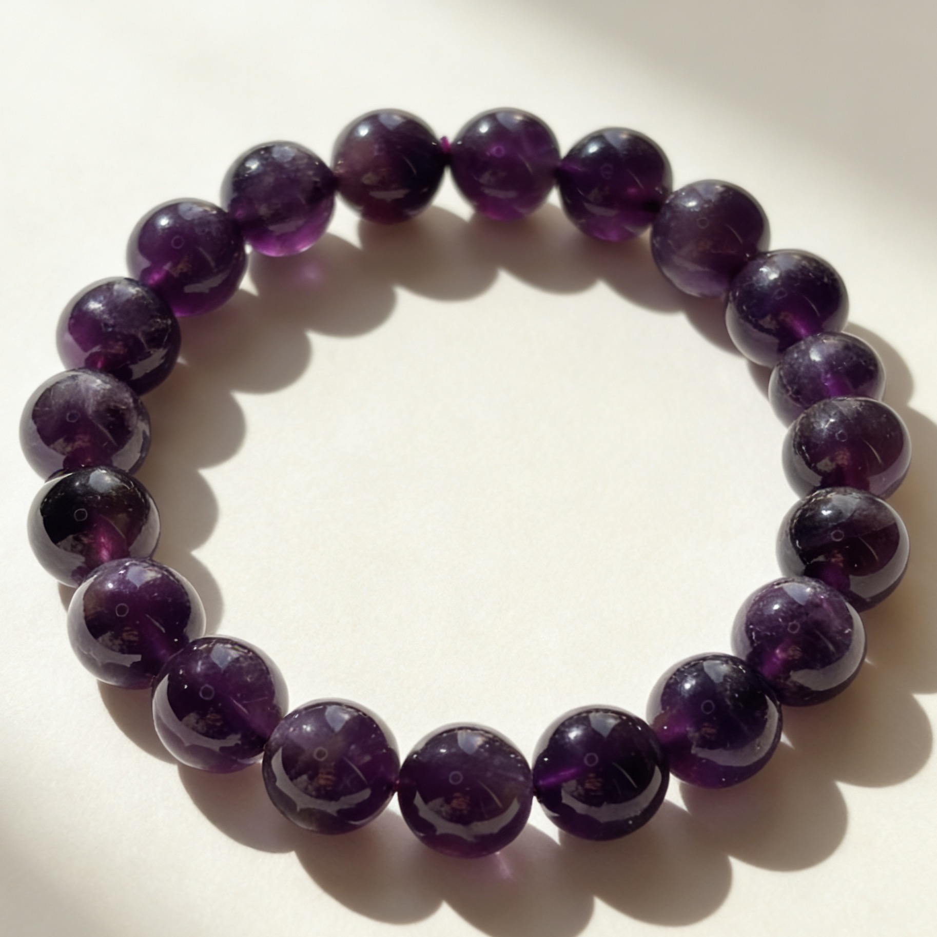 【晶紫来】紫水晶素串