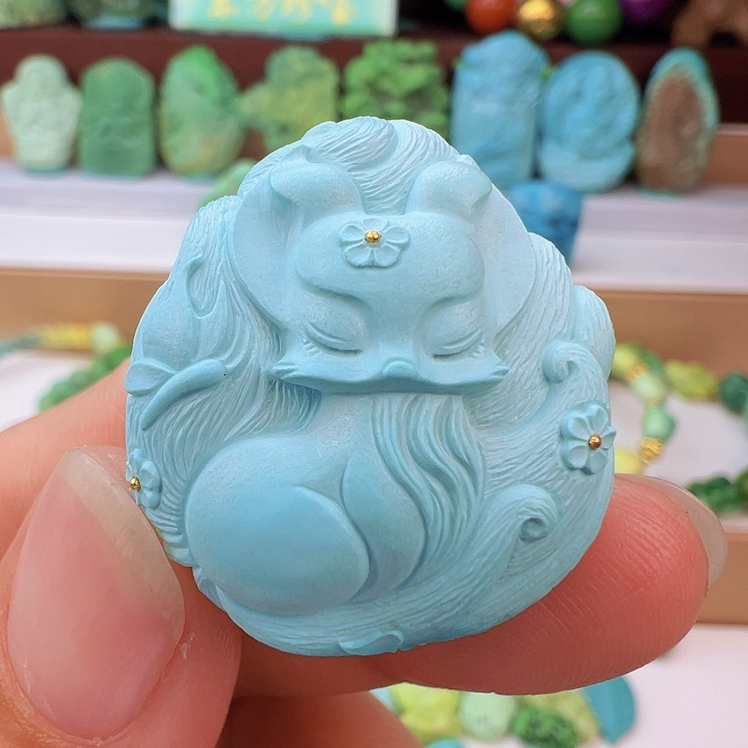 未镶嵌绿松石项链