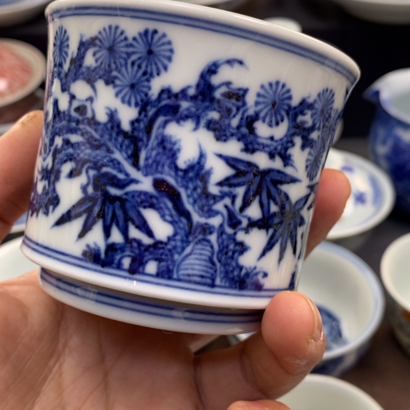 【闪购商品】景德镇青花主人杯