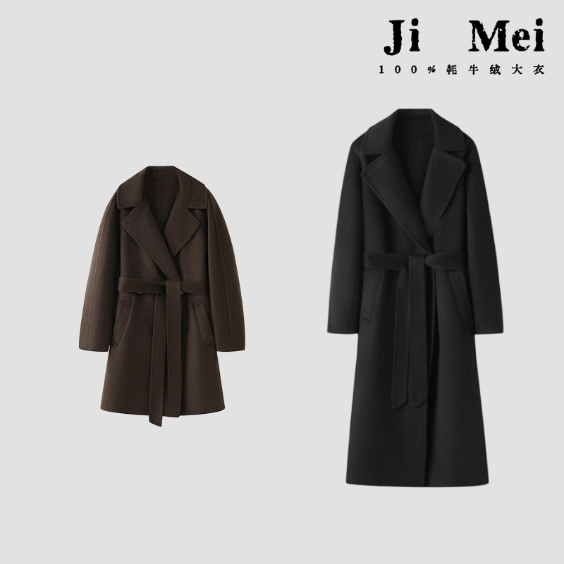 【M家同款Resina】100%牦牛绒双门襟加厚双面大衣N8001/N7716/N9025