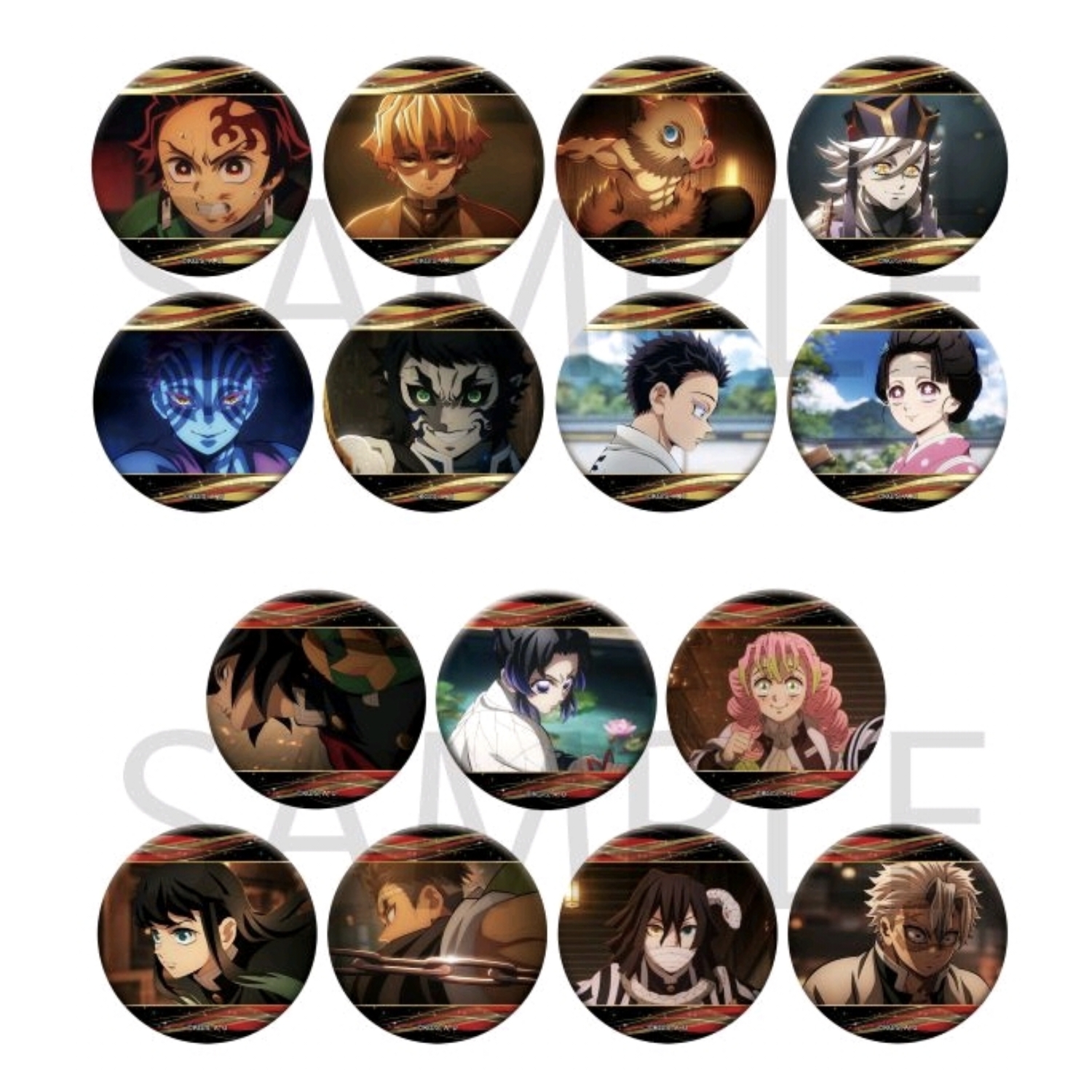 【鬼灭日谷】鬼灭之刃 名场面 JF26 徽章吧唧 动漫周边 盲盒代拆