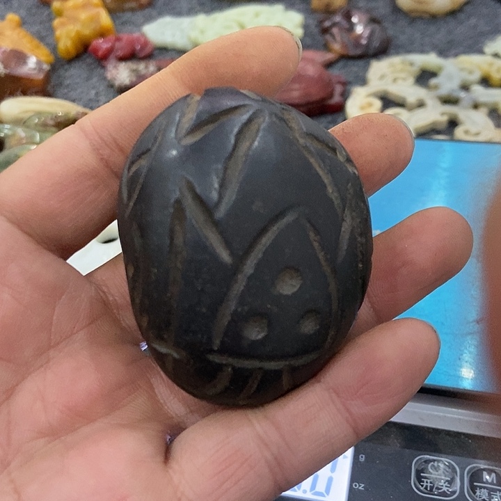 白玉菩提吊坠摆件