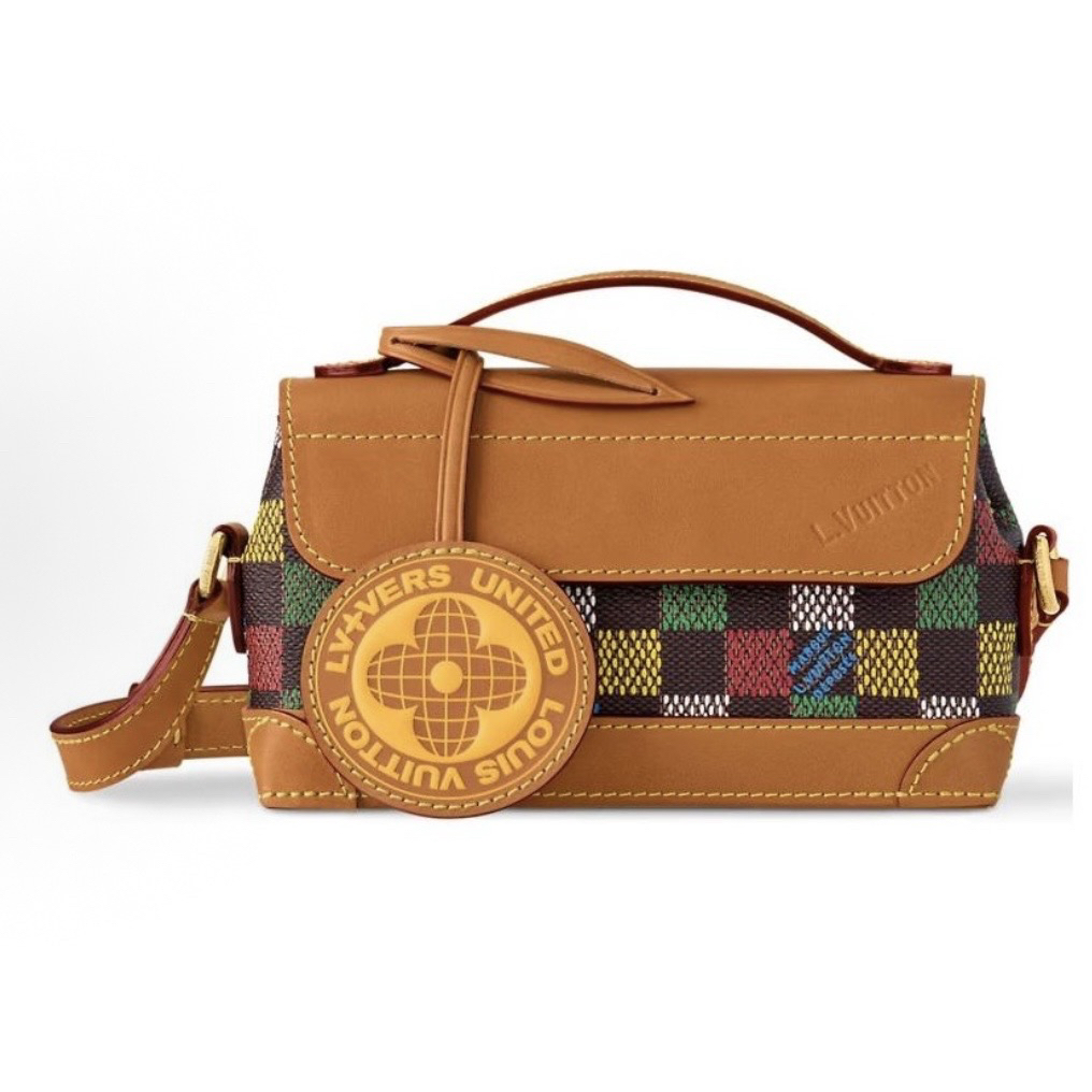 99新 LouisVuitton/路易威登 Steamer East West 老花斜挎包 G016
