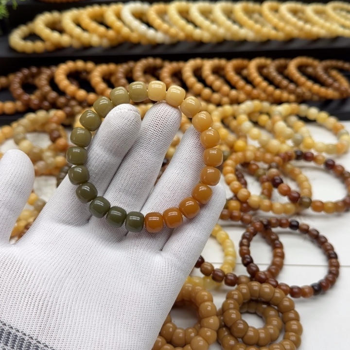 连***看手串菩提根/象牙果10*11鬼工5年