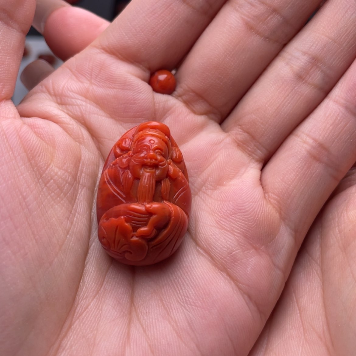 【闪购商品】南红玛瑙财神爷未镶嵌