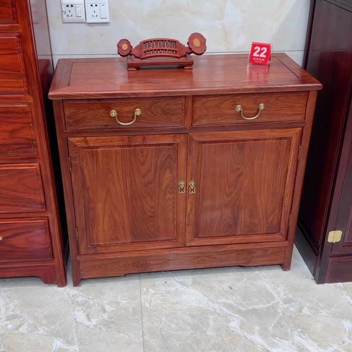 花梨木类成套家具刺猬紫檀餐边柜