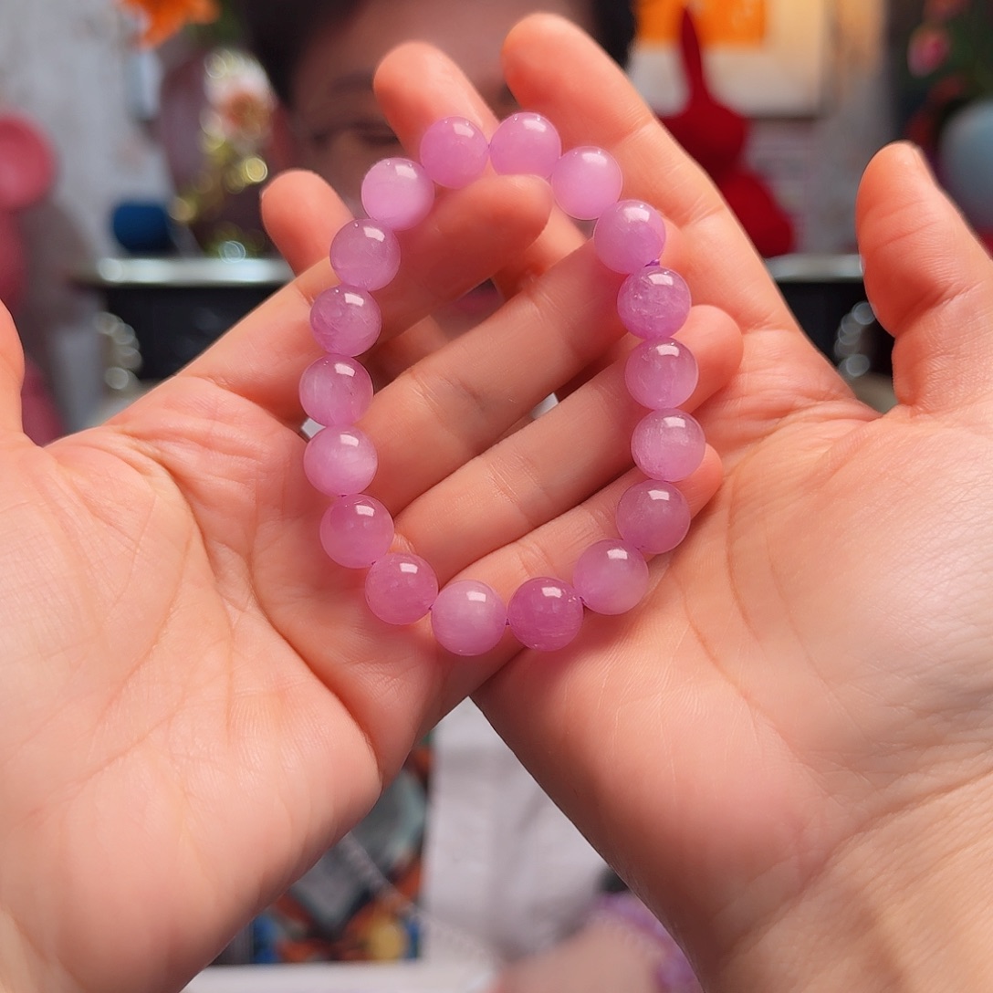 锂辉石手串未镶嵌手串