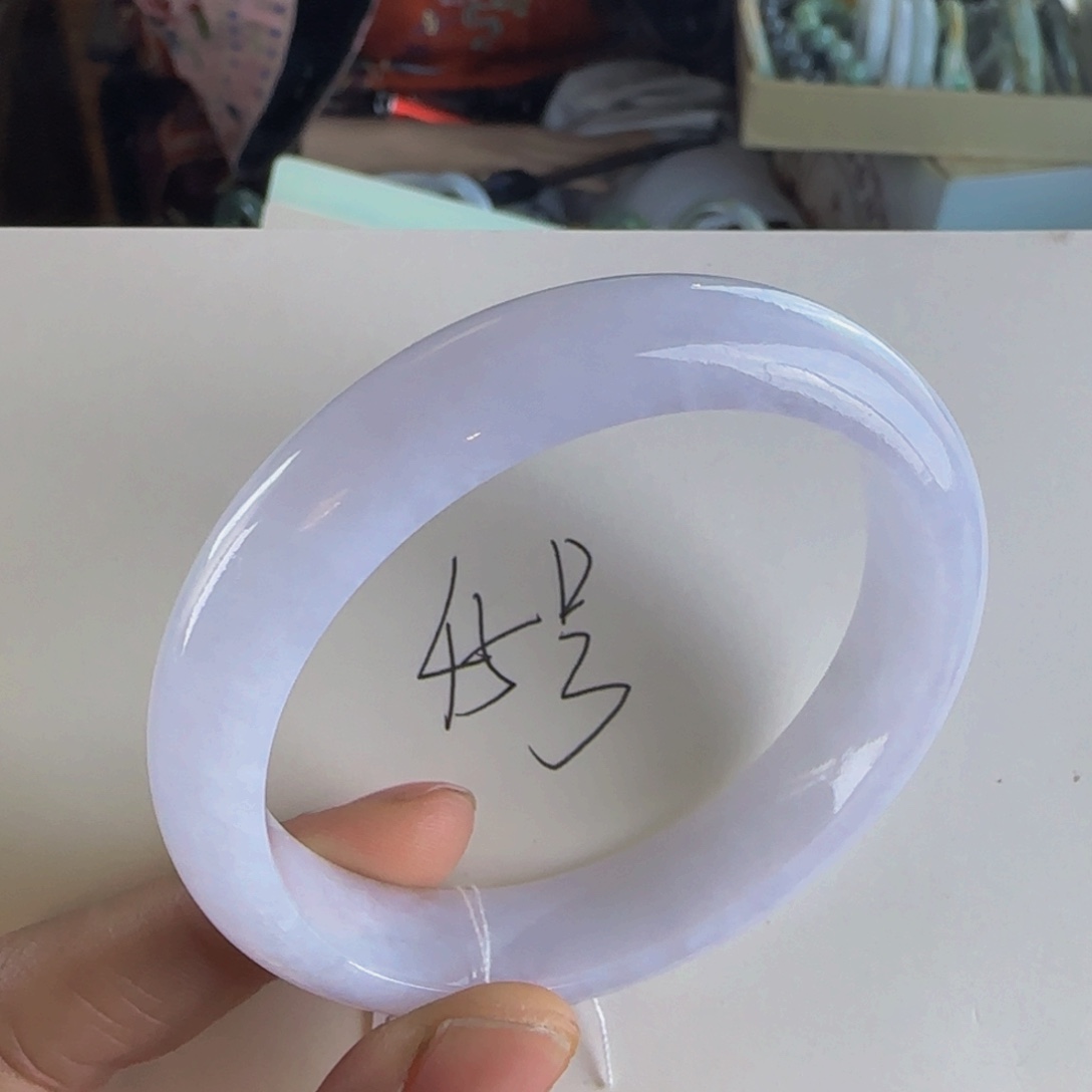 翡翠手镯未镶嵌老坑57.2圈