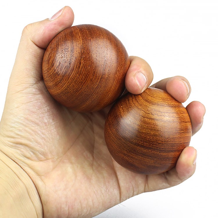 HM015原木原色整料小圆球摆件5.0一对MH