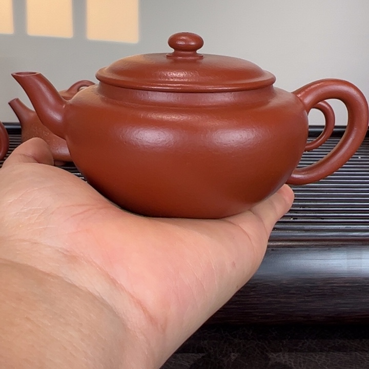 茶壶紫砂矮宫灯大红袍