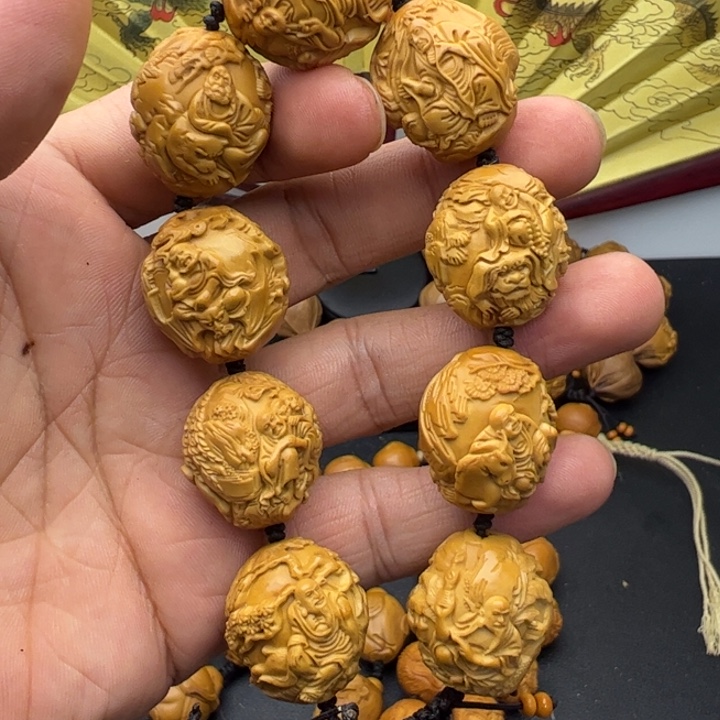 橄榄核手串/手链2.2整神骑獸十八罗汉