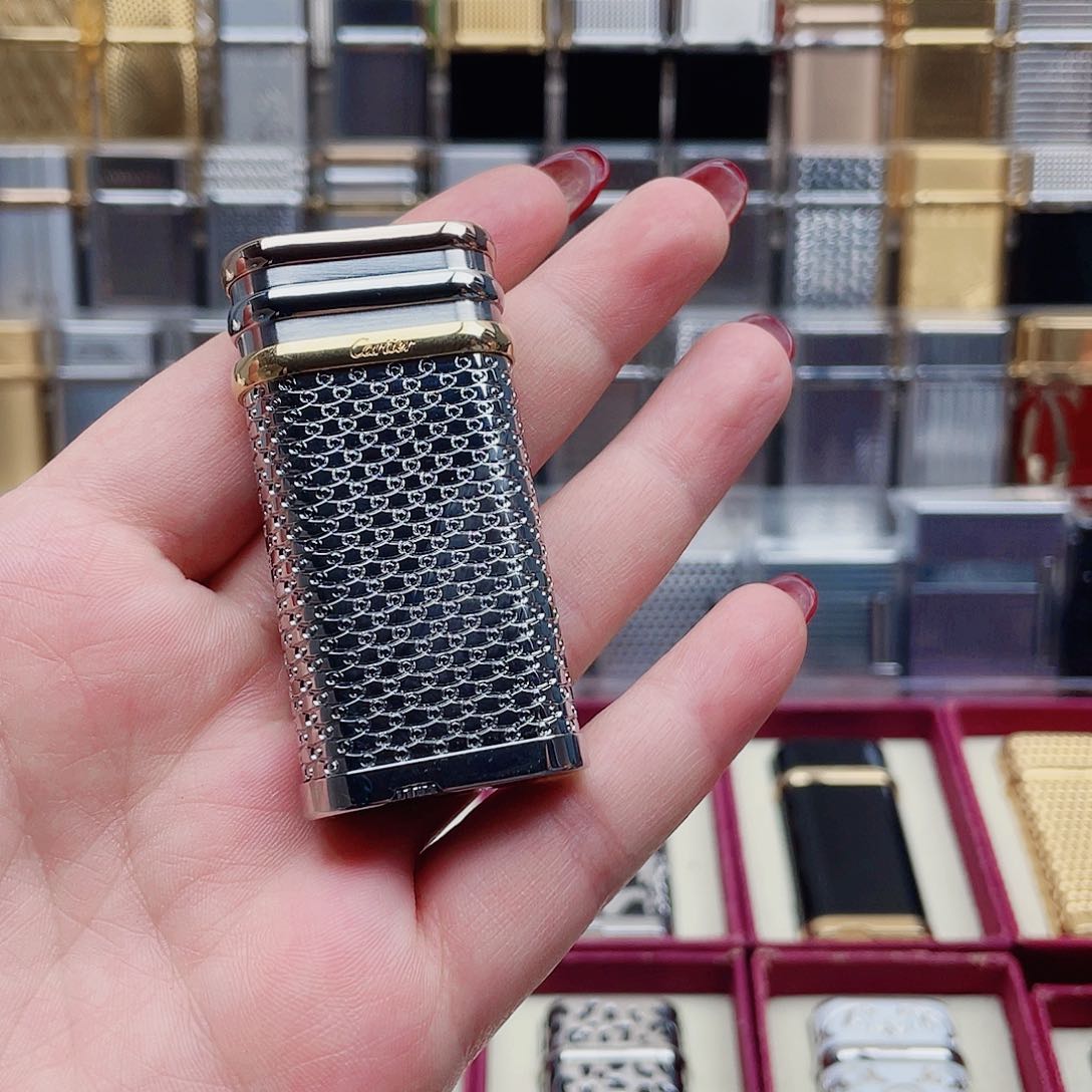 龙鳞纹斜火气体打火机