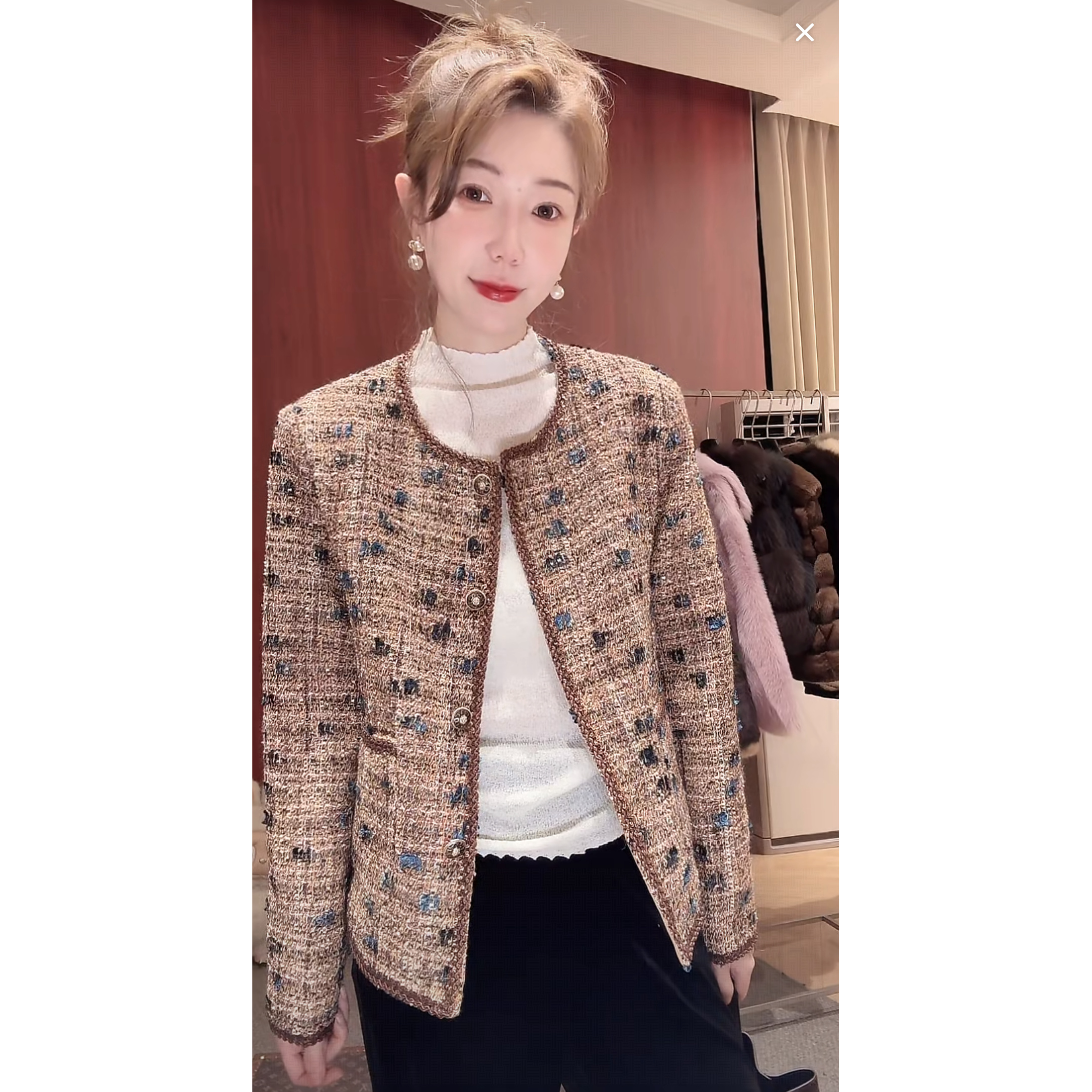 DEDM•STUDIO/法式重工精致优雅显瘦小香外套&马甲2510WT/29062