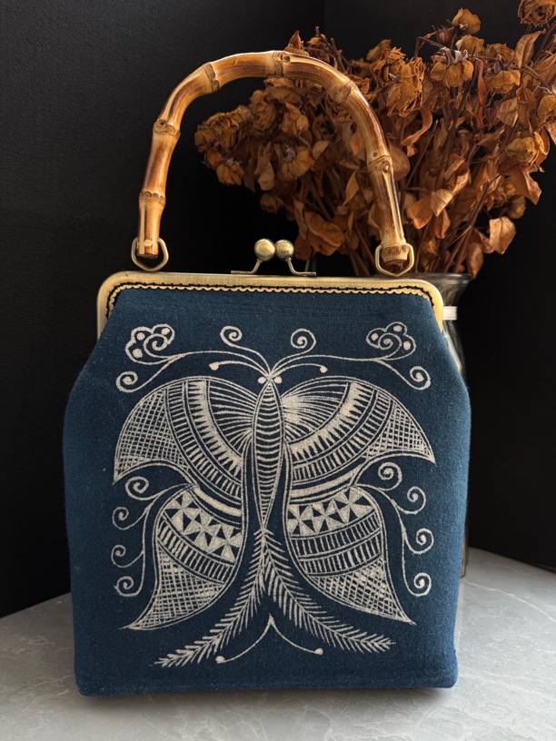 少数民族非遗蜡染手提包（改价链接）