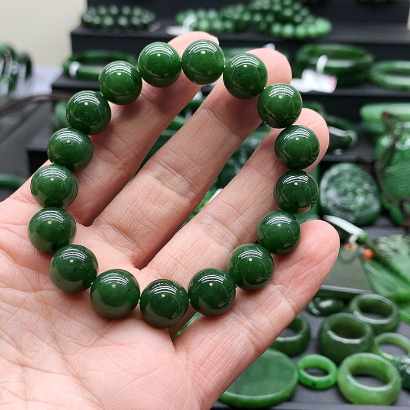 【闪购商品】和田玉（碧玉）手链未镶嵌