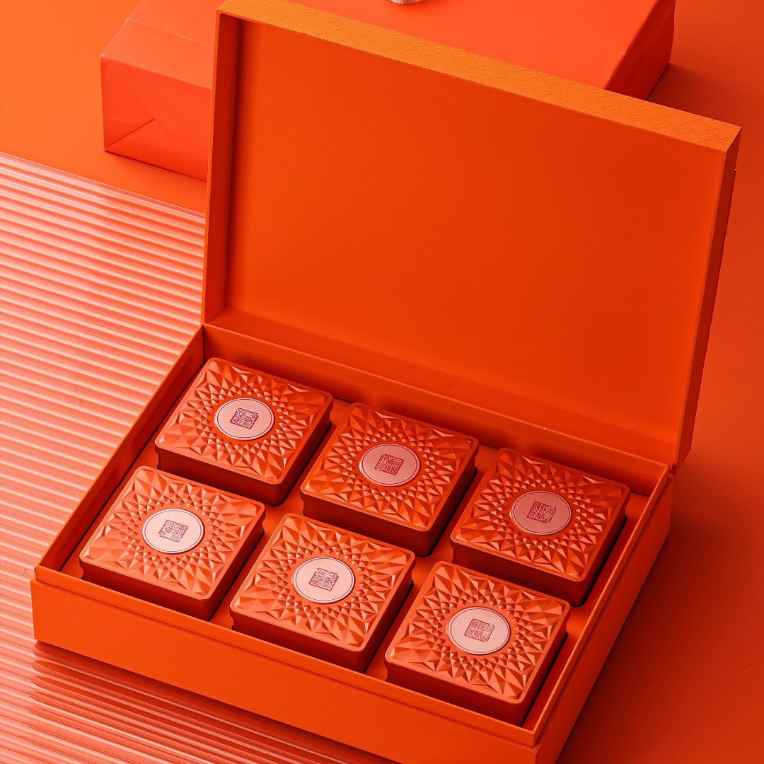 精选好茶铁观音绿茶兰花香六罐送礼礼盒装