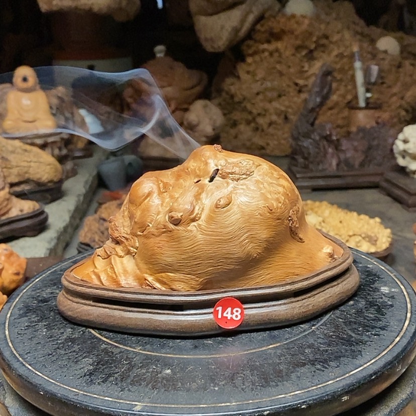 【闪购商品】148号荔枝木香炉工艺