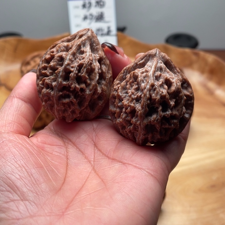 闪***电核桃手串/手链秦岭野生核桃