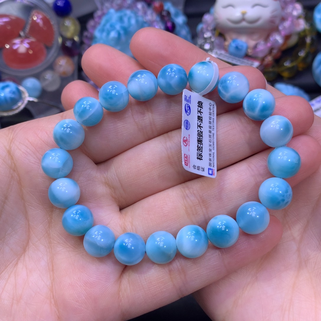 针钠钙石（海纹石）手链未镶嵌