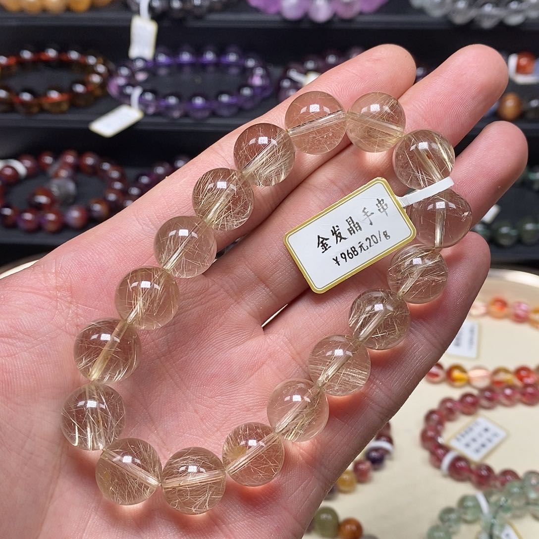 水晶手串未镶嵌手串12.8