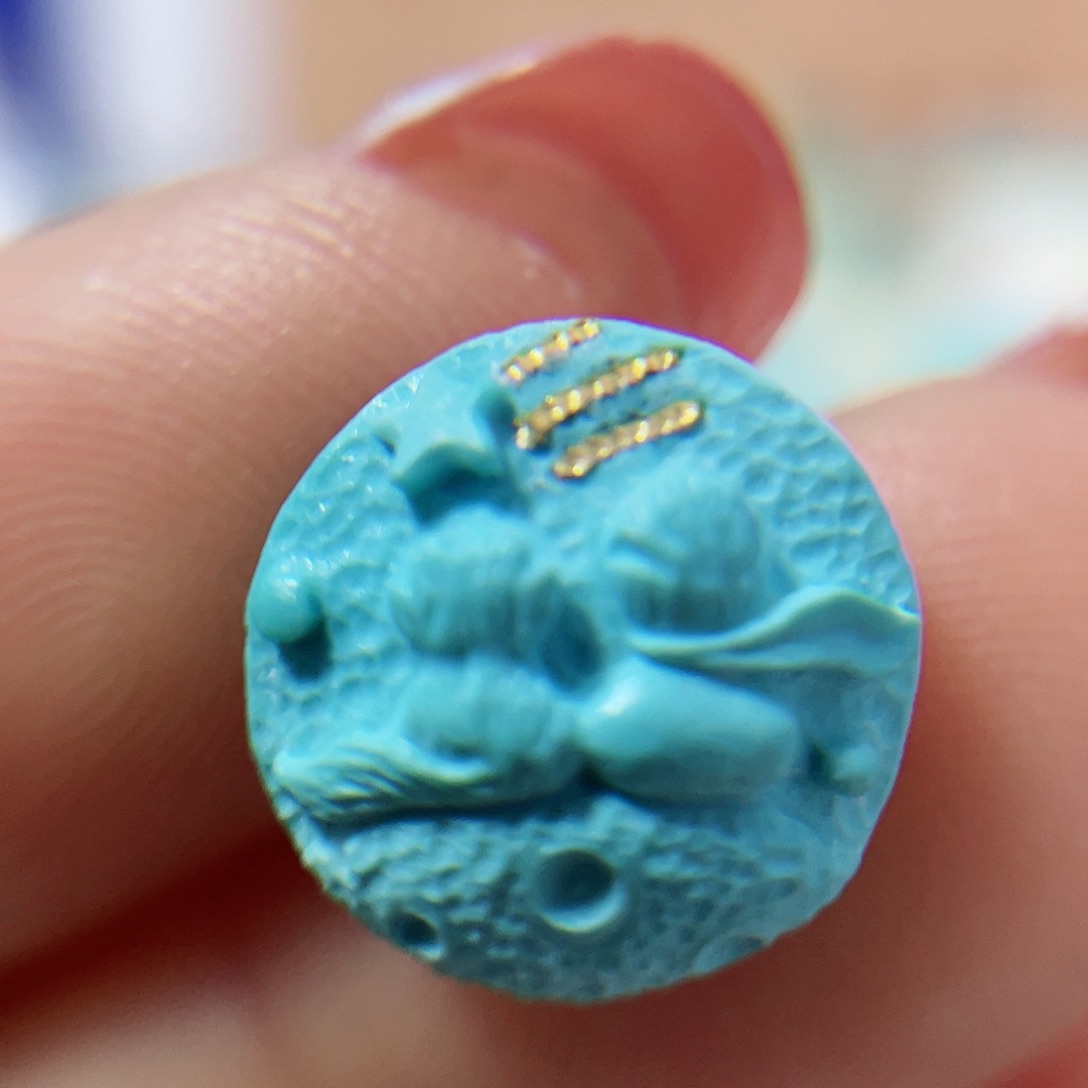 绿松石珠宝奇石未镶嵌