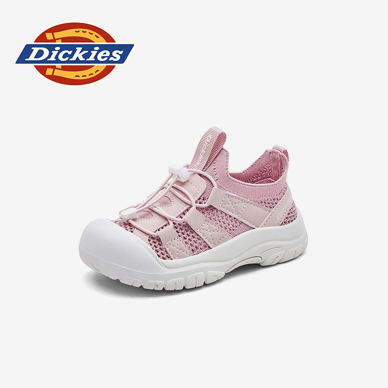 Dickies儿童鞋2025夏季新款透气飞织运动鞋男童女童网面透气鞋子