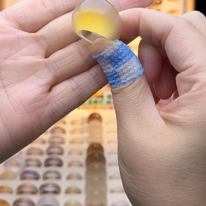 玛瑙/玉髓戒指未镶嵌