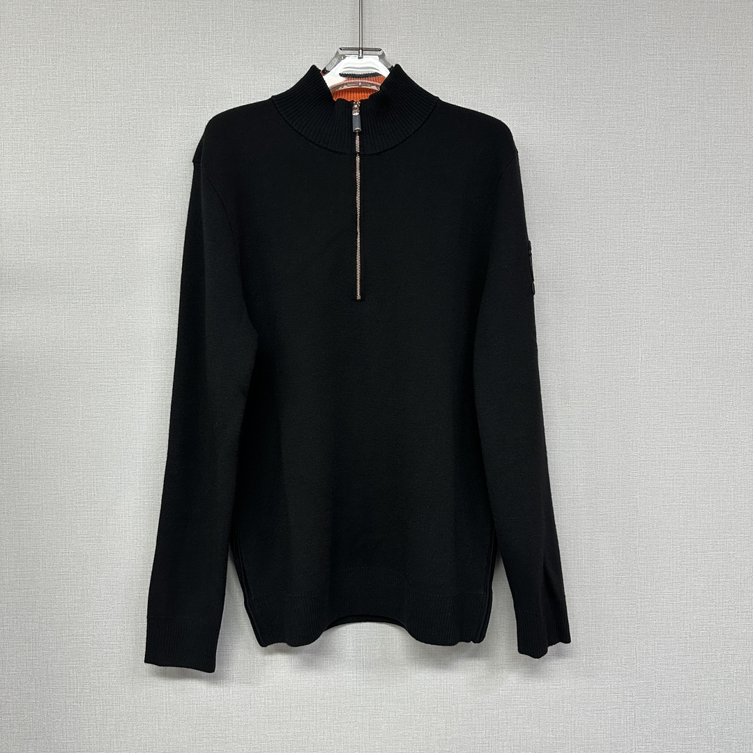 未使用 Givenchy/纪梵希 纪梵希黑色拉链立领针织衫潮流   149174