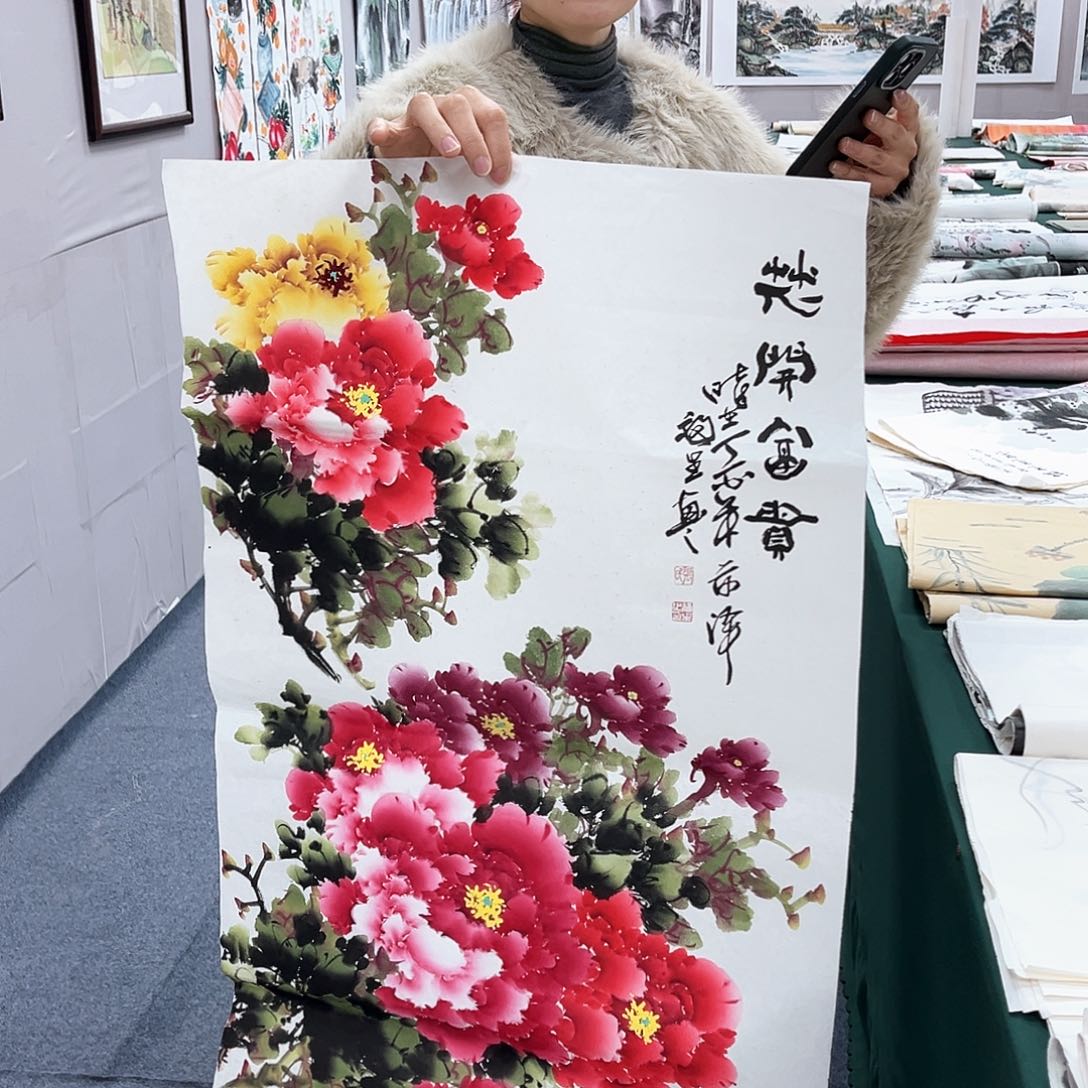 国画宣纸国画纯手绘作品