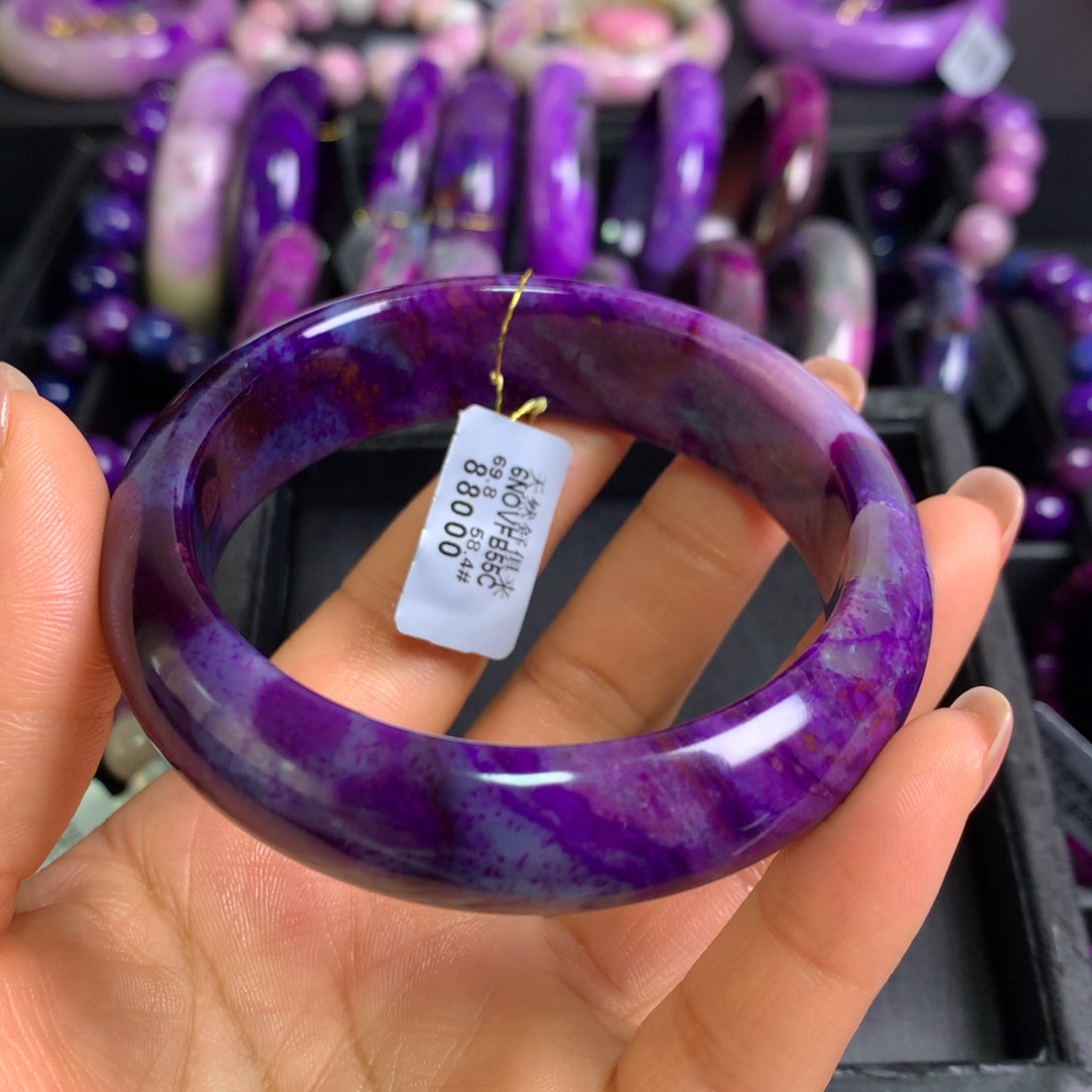 苏纪石（舒俱来）未镶嵌樱花手镯