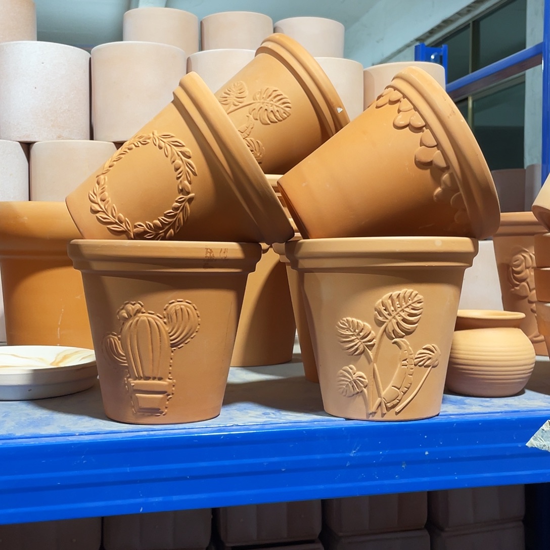 口19.5×18   红陶发2盆2托