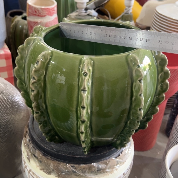 陶瓷花瓶摆件外贸出口（微瑕）高20口17公分