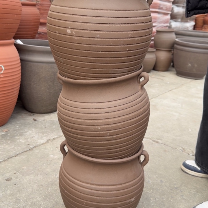 紫砂花盆口25高30宜兴紫砂 