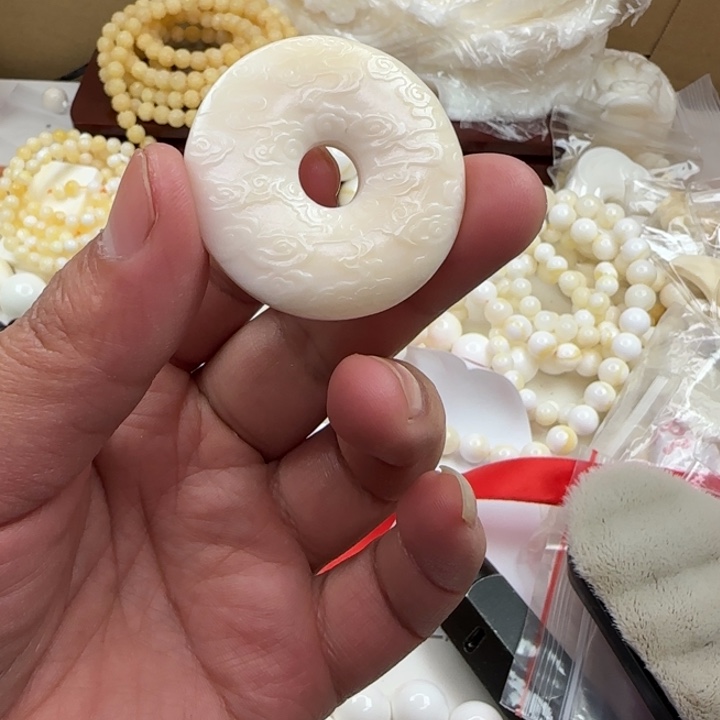 吊坠贝壳78号木纹扣子