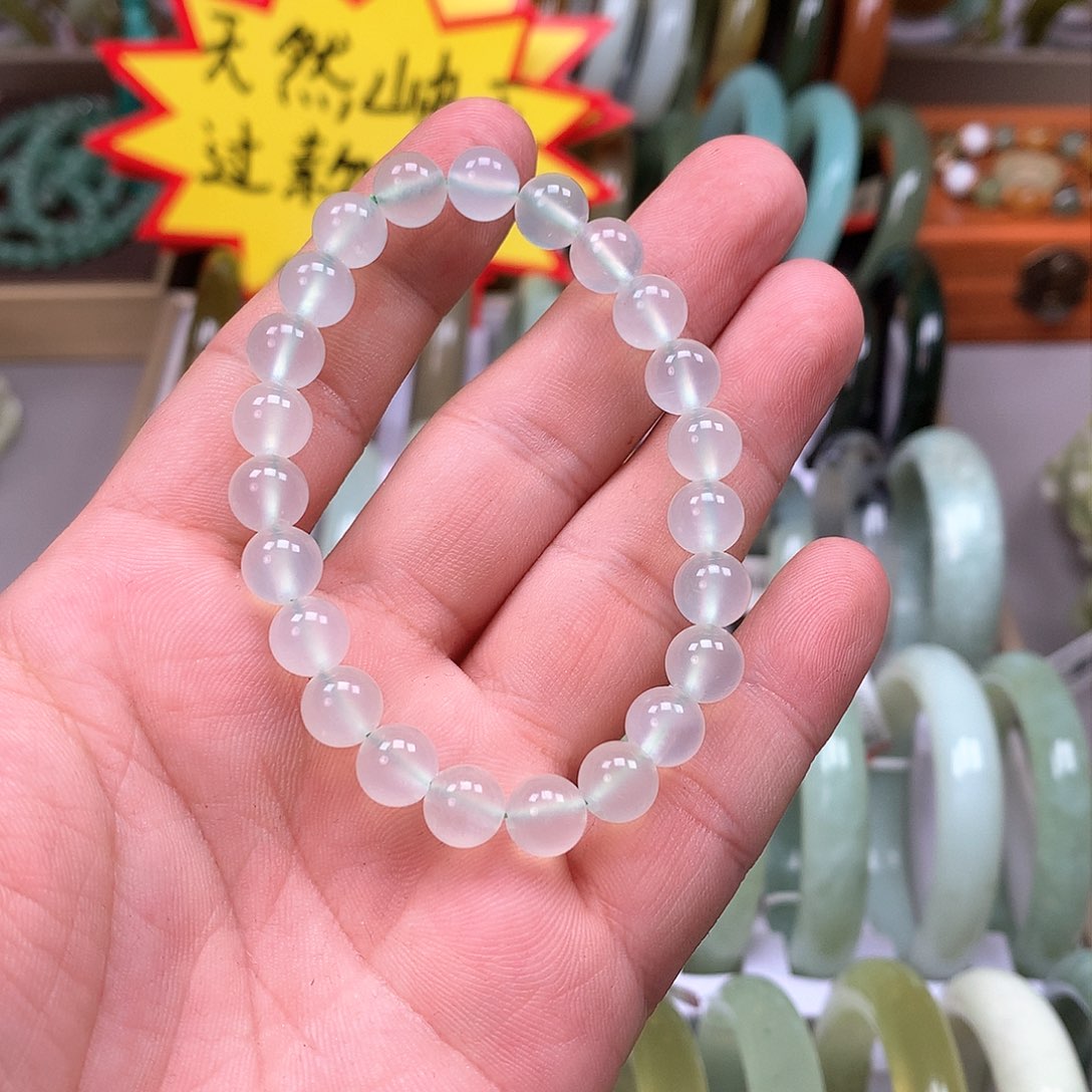 蛇纹石玉手链未镶嵌