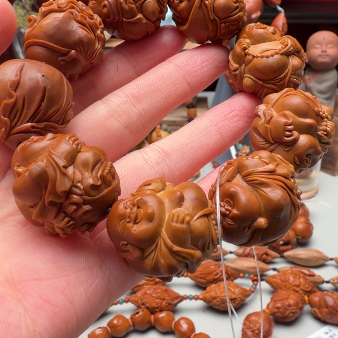 橄榄核手串/手链祥云弥勒