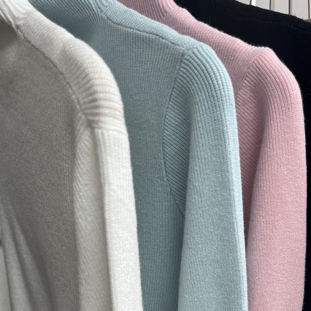 【欢喜】泡菜 2025新款小中领打底毛衣 NO退换