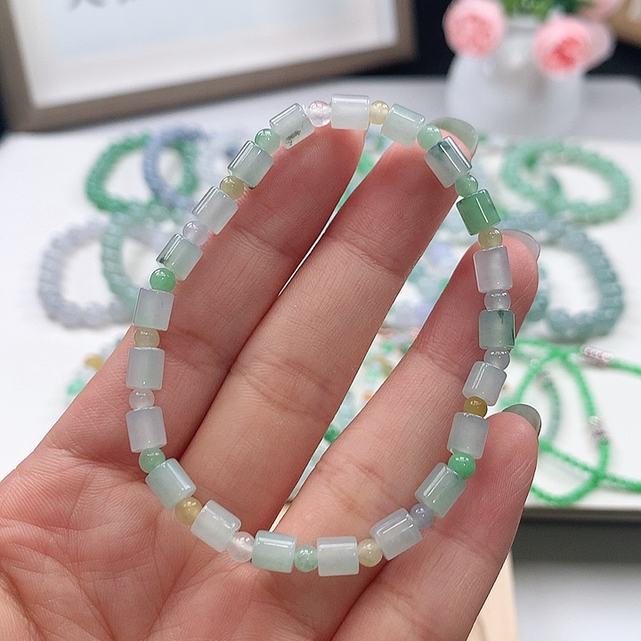 未镶嵌手链翡翠5mm