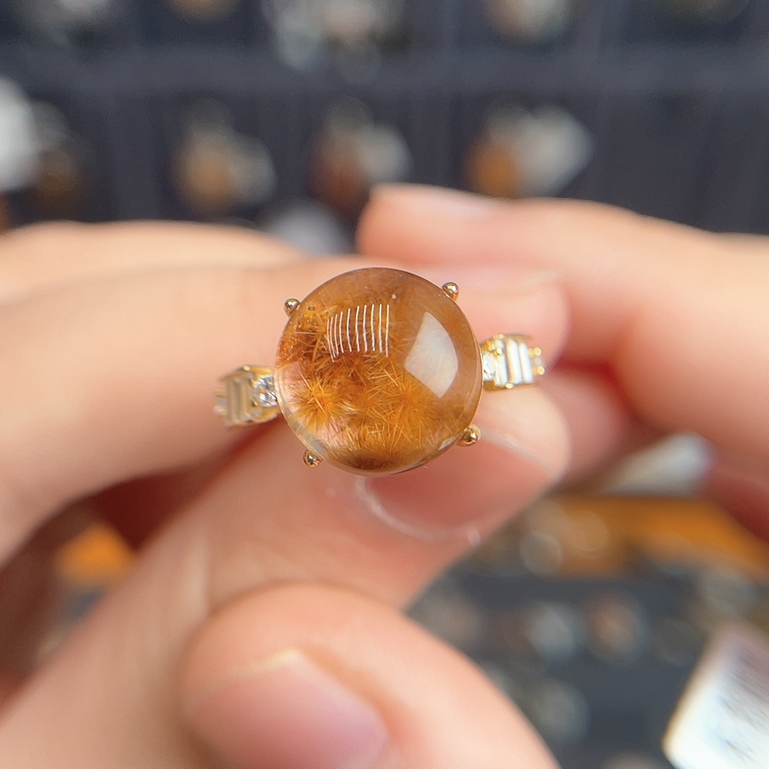 水晶戒指银S925镶嵌?****?