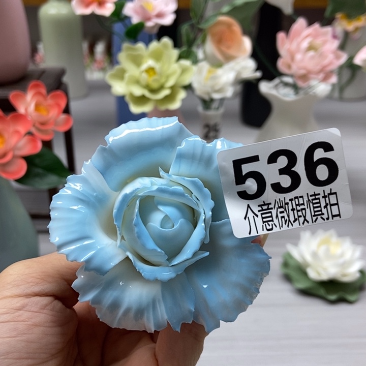 陶瓷手工制作陶瓷花