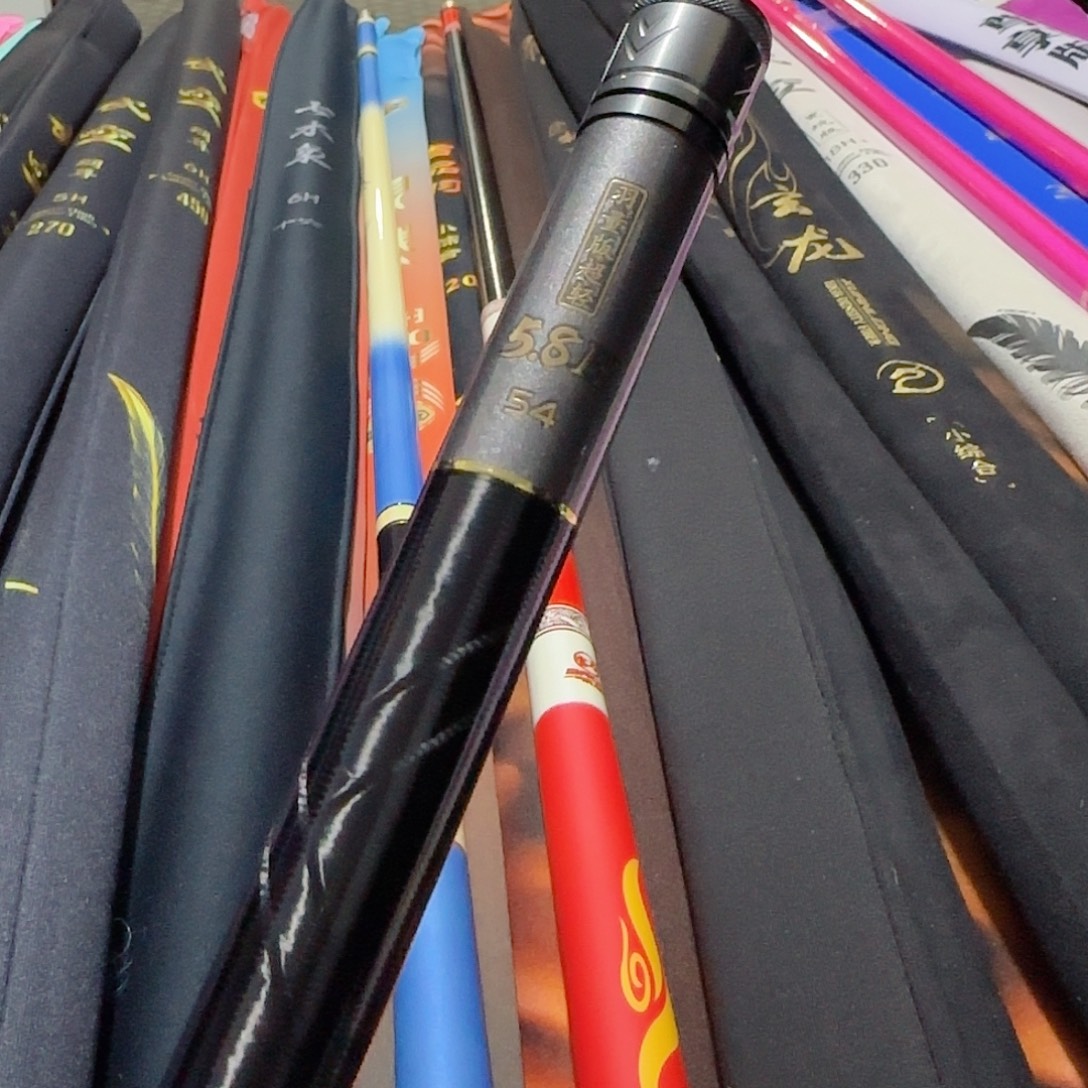 A***，1.8m以下碳素羽量版二代5.8号5.4米一支