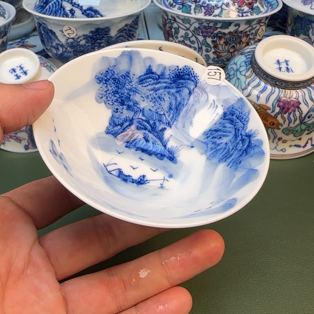 彦祖纯手工手绘茶具157
