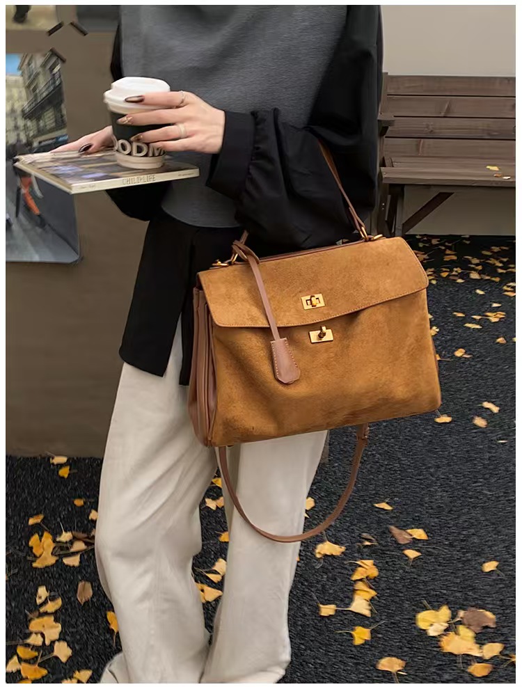 （4号）小众小香风链条斜跨包轻奢百搭托特包1505-1