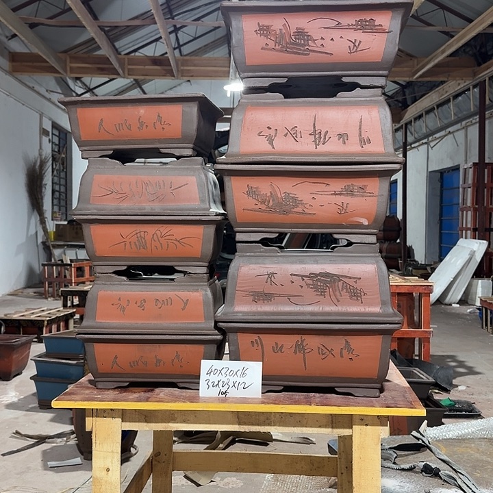 紫砂花盆紫砂花盆