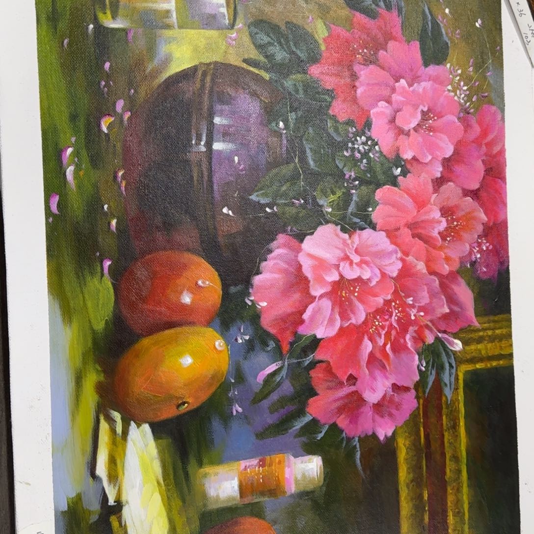 油画好的我真的好