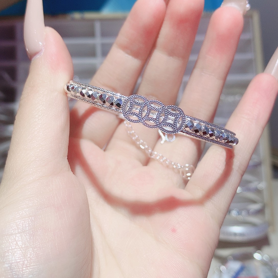 足银足银时尚手镯足银